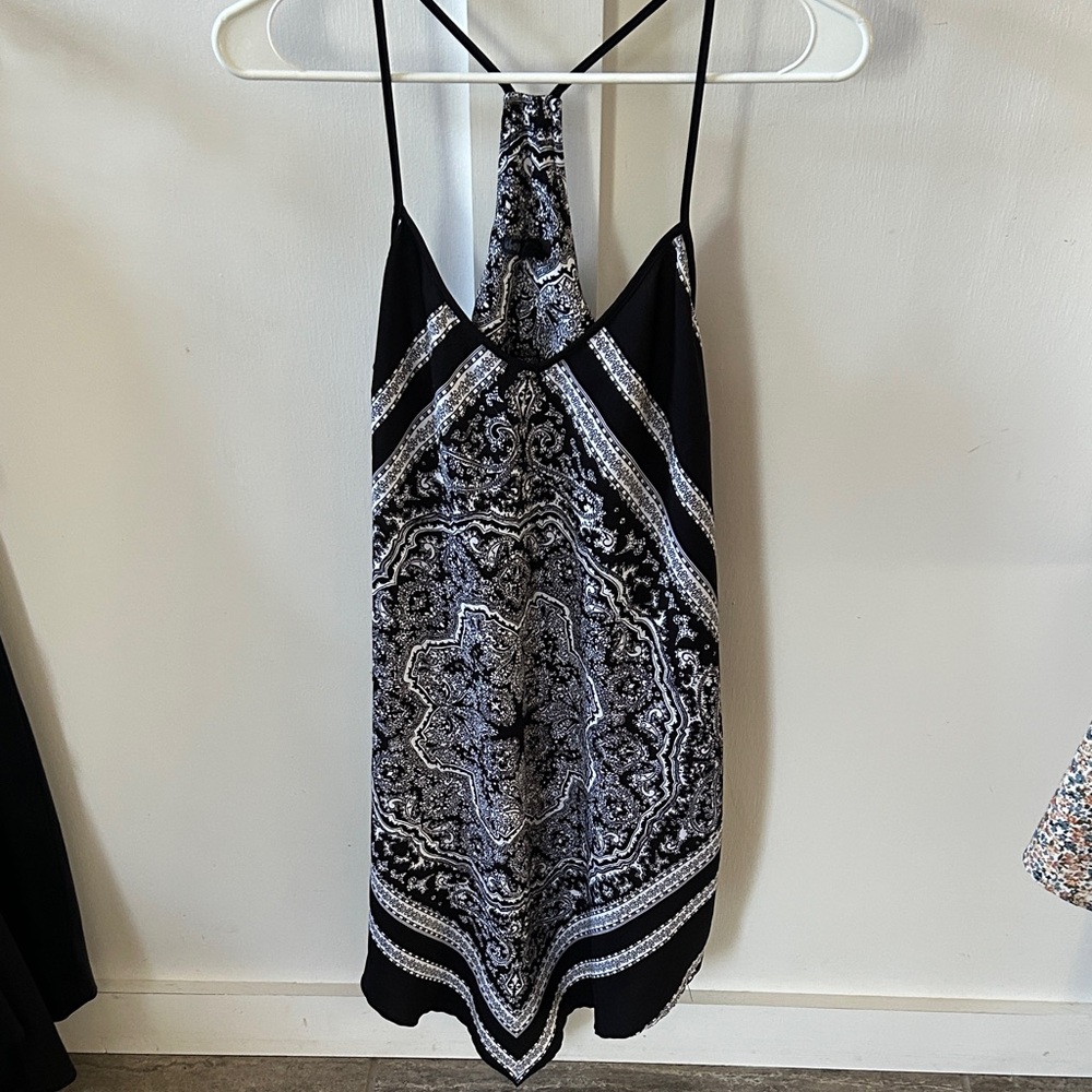 BeBop Black and White Mini Dress